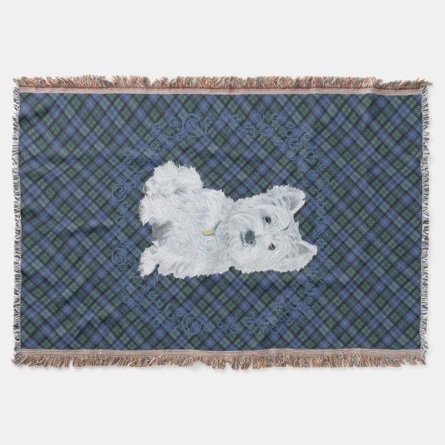 Manta Tartan Black Watch Westie (Anverso)