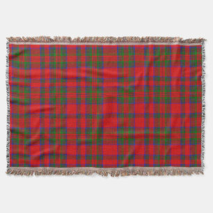 Manta Tartan de Cuadros Rojo