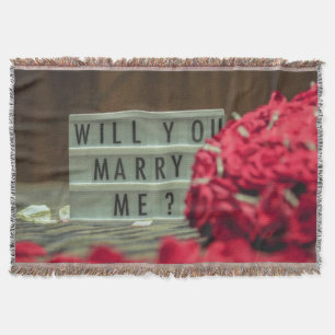Manta ¿Te Casarás Conmigo? Propuesta matrimonial