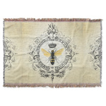 abeja reina moderna del francés del vintage