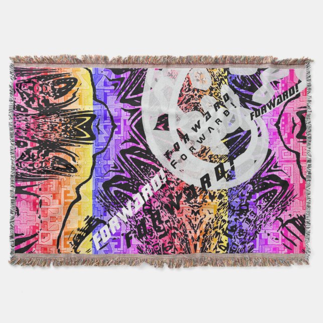 Manta Tejida ¡Adelante! (Anverso)