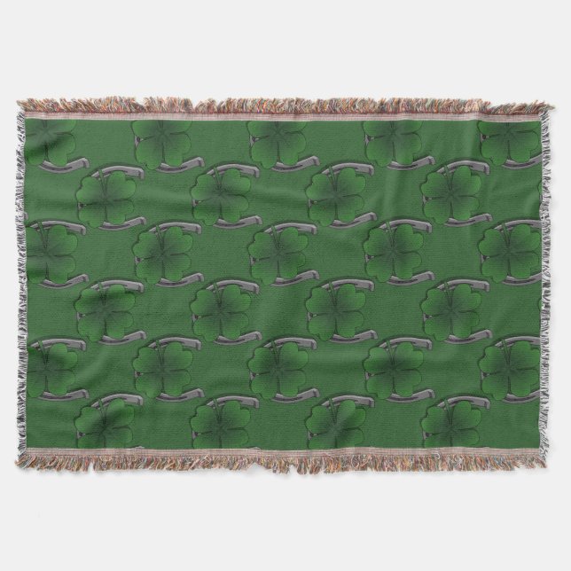 Manta Tejida Afortunada Blanket Lucky Throw Blanket (Anverso)
