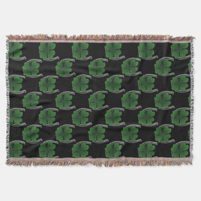 Manta Tejida Afortunada Blanket Lucky Throw Blanket (Anverso)