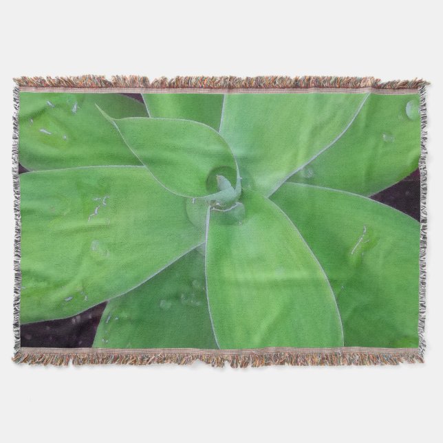 Manta Tejida Agave and Raindrop (Anverso)