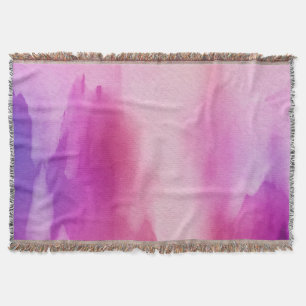 Manta Tejida Agua Color Rosa y Púrpura Espacio Positivo