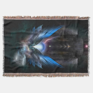 Manta Tejida Alas De La Mapa De La Fleece Ligera