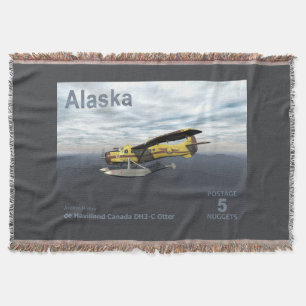 Manta Tejida Alaska Postage - de Havilland DH3-C Otter