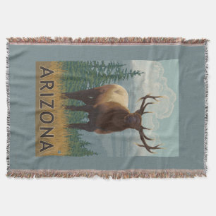 Manta Tejida Alces SceneArizona