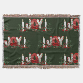 Manta Tejida Alegría navideña de los navidades