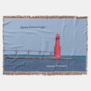 Manta tejida Algoma Pierhead Light