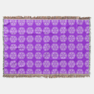 Manta Tejida Amethyst Mandala