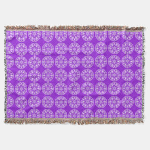 Manta Tejida Amethyst Mandala