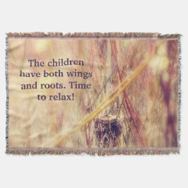 Manta Tejida Animación de nido vacío