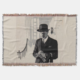 Manta Tejida Años 1920 Sr. Natty el hombre vestido agudo