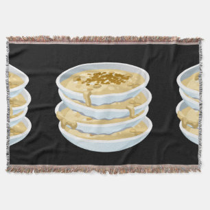 Manta Tejida Aplejor de comida de Glitch