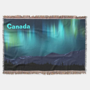 Manta Tejida Aurora Borealis