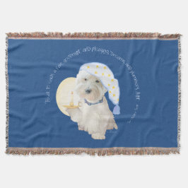 Manta Tejida Azul de buena noche