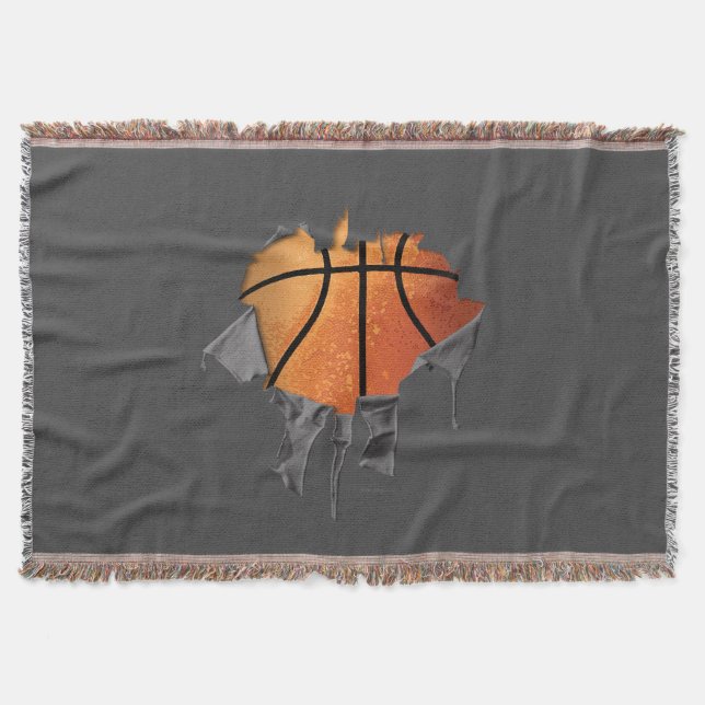 Manta Tejida Baloncesto desgarrado (Anverso)