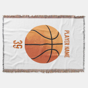 Manta Tejida Baloncesto (personalizable)
