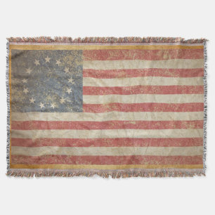 Manta Tejida Bandera 1776 de los E.E.U.U.