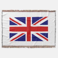 Manta tejida bandera británica el | Union Jack del