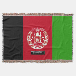 Manta Tejida Bandera de Afganistán