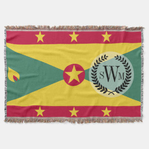 Manta Tejida Bandera de Grenada