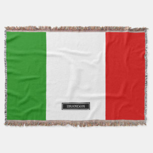 Manta Tejida Bandera de Italia