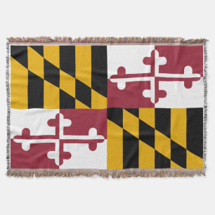 Manta Tejida Bandera de Maryland