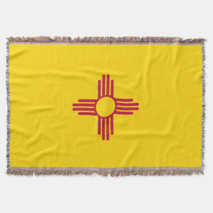 Manta Tejida Bandera de Nuevo México