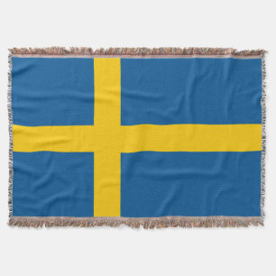 Manta Tejida Bandera de Suecia