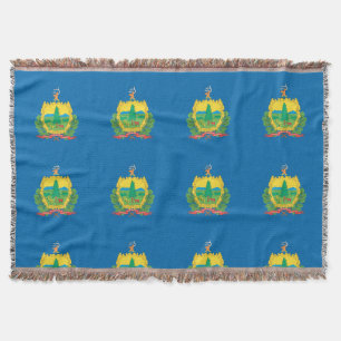 MANTA TEJIDA BANDERA DE VERMONT