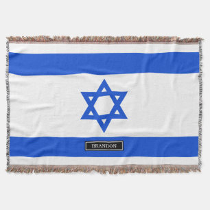 Manta Tejida Bandera del israelí