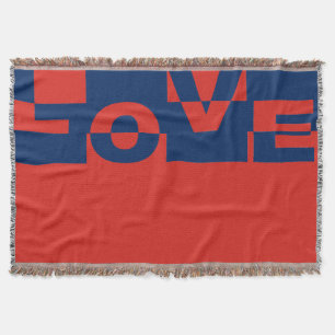 Manta Tejida Banner de AMOR moderno + tu trasero. e ideas