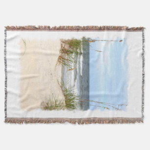 Manta Tejida Beach Throw Blanket