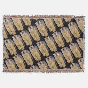 Manta Tejida Bear Art Blanket Polar Bear Art Throw Blanket