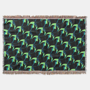 Manta Tejida Bear Blanket Northern Lights Bear Throth Blanket
