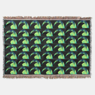Manta Tejida Bear Blanket Northern Lights Bear Throth Blanket