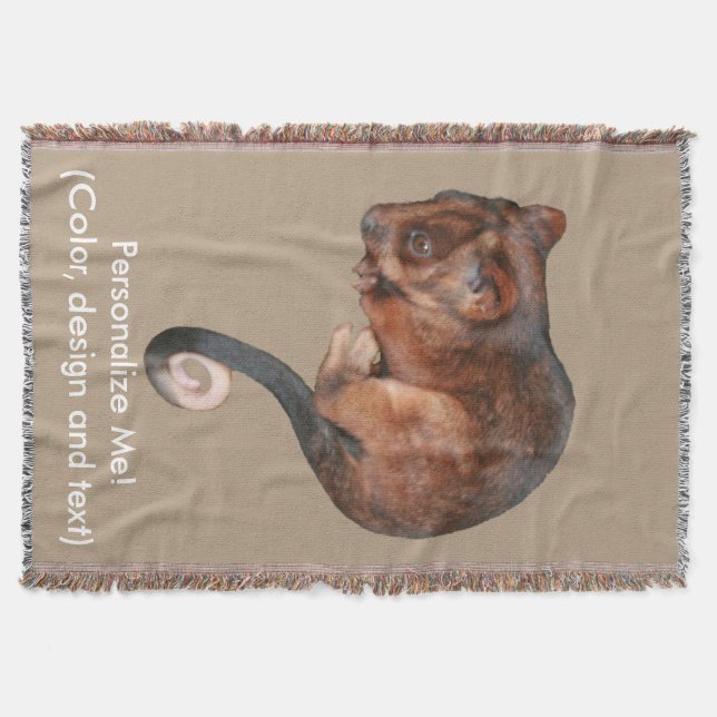 Manta Tejida Bebé Adorable Ringtail Possum en Australia (Anverso)