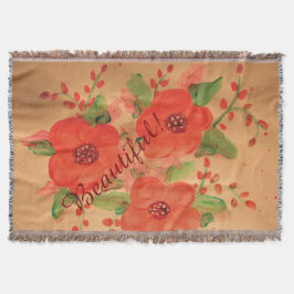 Manta Tejida Bella Reds - Hermoso