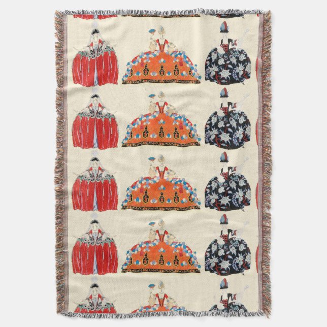 MANTA TEJIDA BELLEZA ROCOCO LADY, CÓDIGO DE FASHION (Frente vertical)