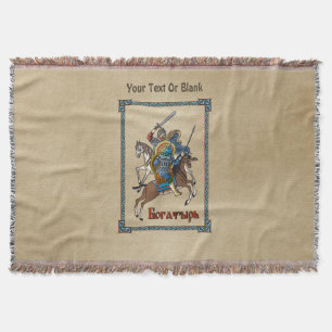 Manta Tejida Bogatyr ruso medieval