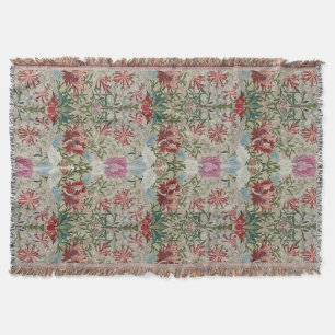 Manta Tejida Bordado de William Morris