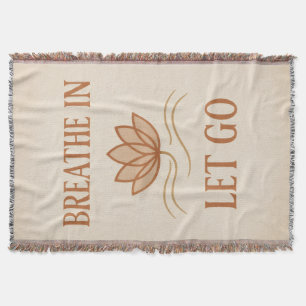 Manta tejida Breathe In Let Go