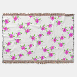 Manta Tejida Bright Pink Dainty