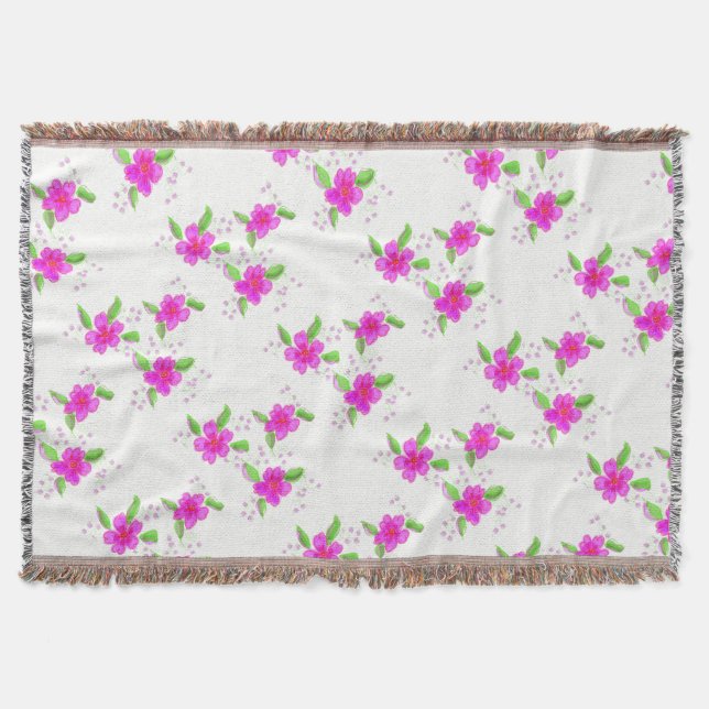 Manta Tejida Bright Pink Dainty (Anverso)