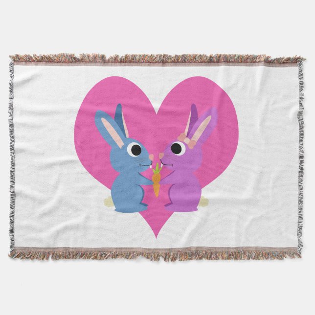 Manta Tejida Bunny Love (Anverso)