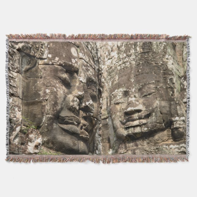 Manta Tejida Camboya, Angkor Wat. Angkor Thom, Bayon (Anverso)