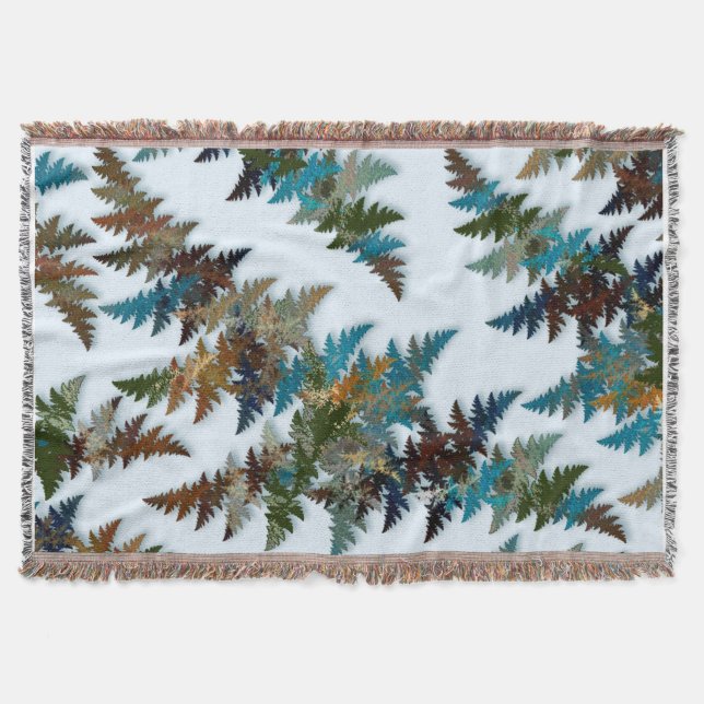 Manta Tejida Camuflaje Ártico (Anverso)