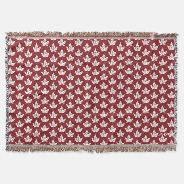 Manta Tejida Canada Blanket Guay Canada Souvenir Throw Blanket (Anverso)
